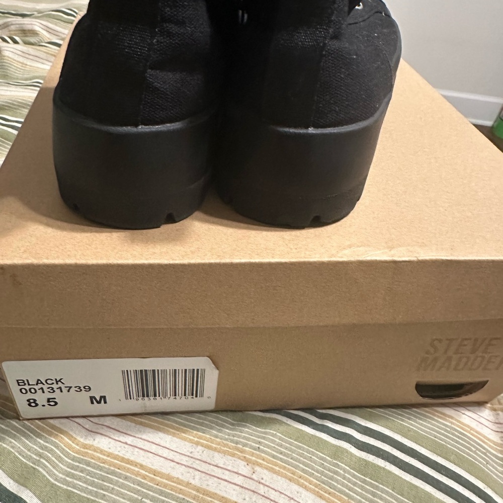 Steve Madden Black Ankle Boots & Booties with a sleek design and comfortable fit
